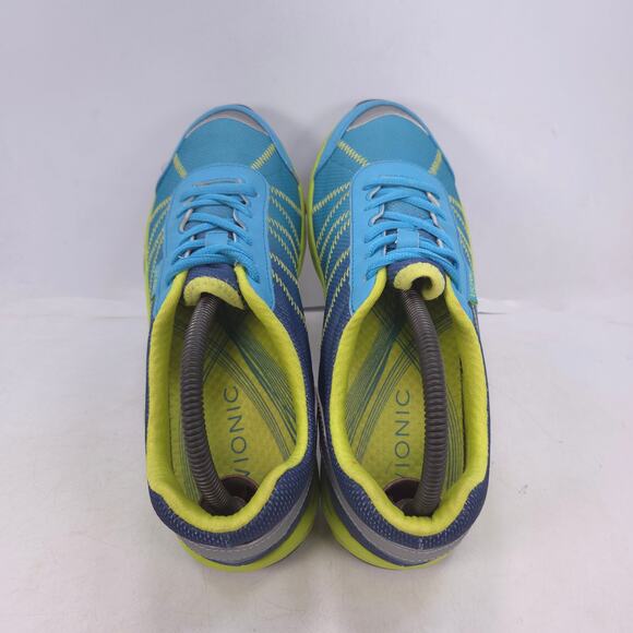 Vionic Alliance Lace Up Athletic Lace Up Shoe Womens Size 8 Blue Green - Picture 4 of 10